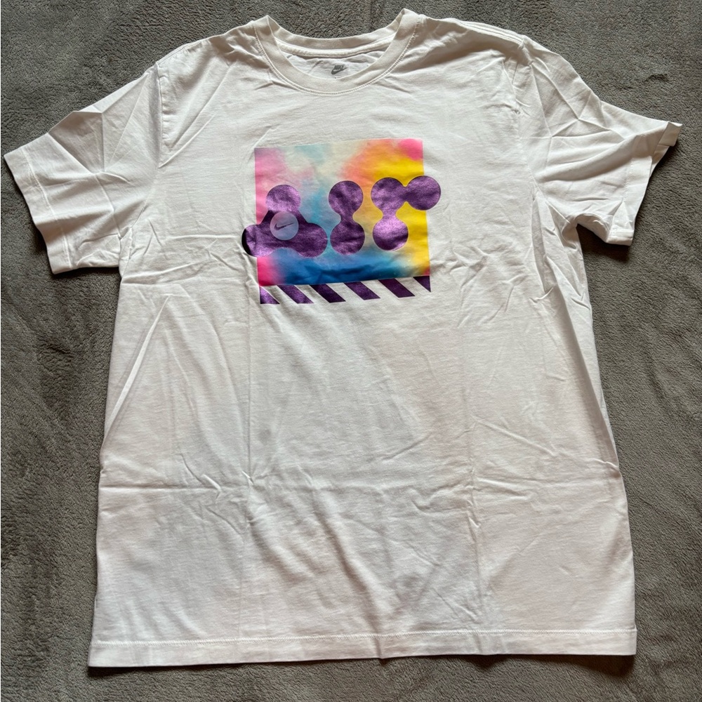 NIKE AIR Women’s WILL TAKE YOU THERE MAX 90 Size XL White Tee Short Sleeve